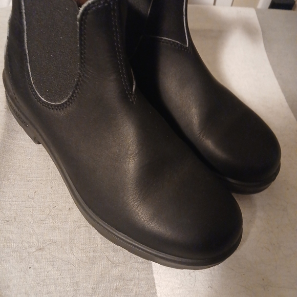 Blundstone Chelsea Men's Black Leather Boots Sz.7 - Picture 11 of 12